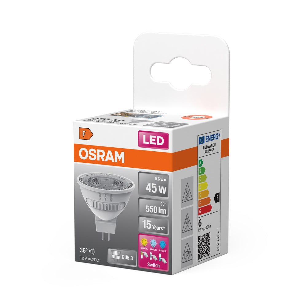 LED stropné svietidlo 5.6W IP20 2700K 36° – stropné LED svietidlo OSRAM
