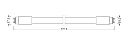 LED lineárne svietidlo 14W IP20 6500K 190° – lineárne LED svietidlo LEDVANCE