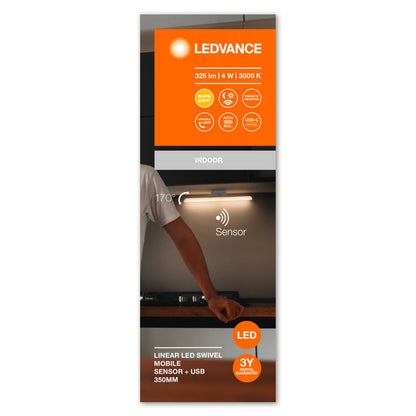 LED lineárne svietidlo 4W IP20 3000K 120° – lineárne LED svietidlo LEDVANCE