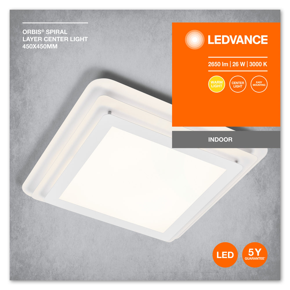 LED stropné svietidlo 26W IP20 3000K – stropné LED svietidlo LEDVANCE