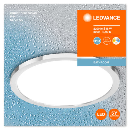 LED stropné svietidlo 18W IP44 4000K 110° – stropné LED svietidlo LEDVANCE