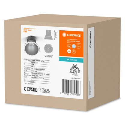 LED stropné svietidlo 10W IP20 4000K 30° – stropné LED svietidlo LEDVANCE