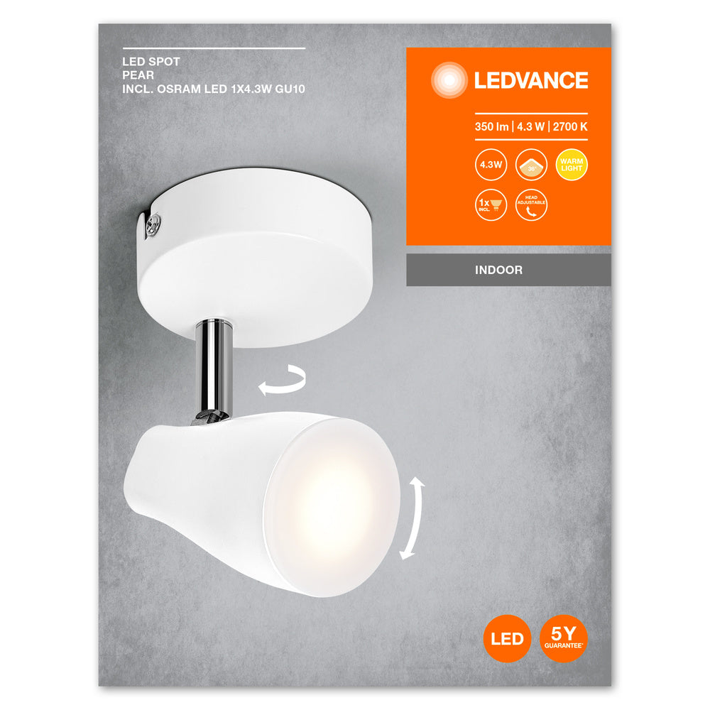 LED downlight 4.30W IP20 2700K 36° – zápustné LED svietidlo LEDVANCE