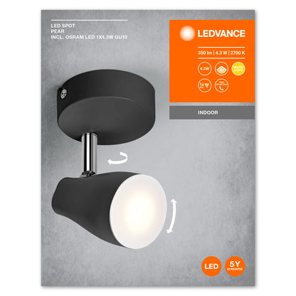LED downlight 4.30W IP20 2700K 36° – zápustné LED svietidlo LEDVANCE