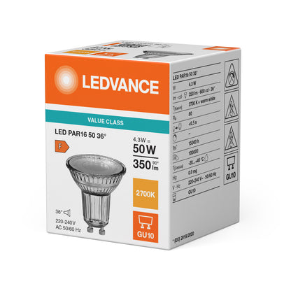 LED downlight 4.3W IP20 2700K 36° – zápustné LED svietidlo LEDVANCE