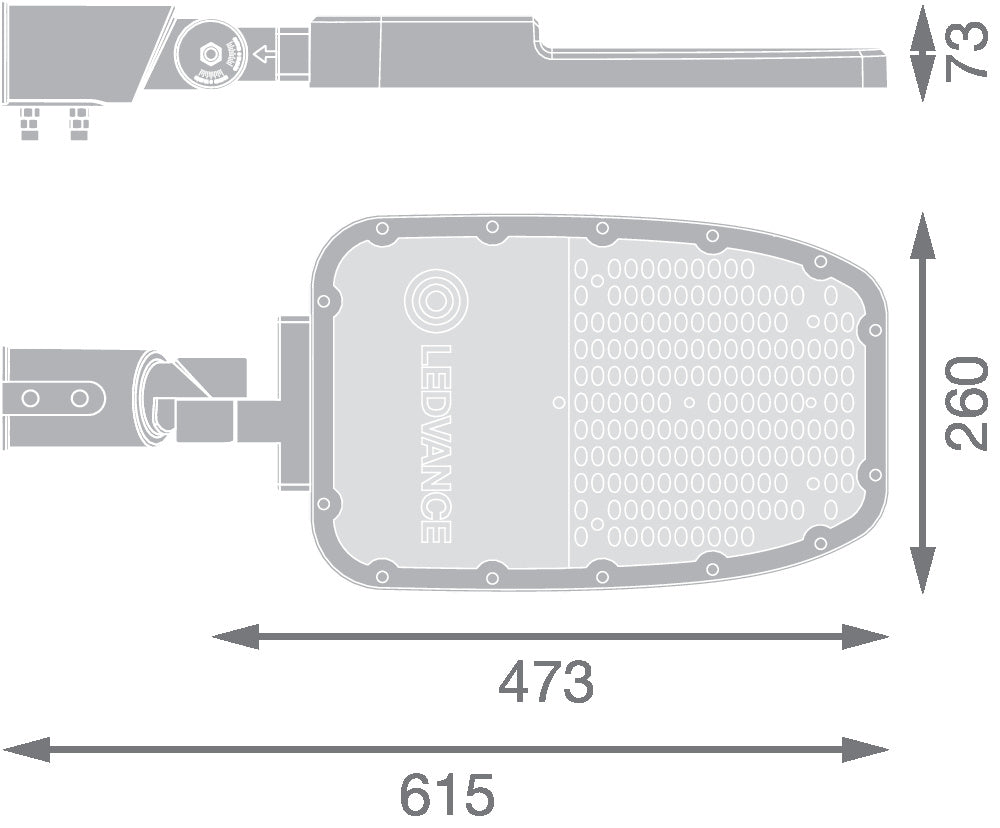 LED pouličné osvetlenie 120W IP66 2700K 155° – pouličné LED svietidlo LEDVANCE
