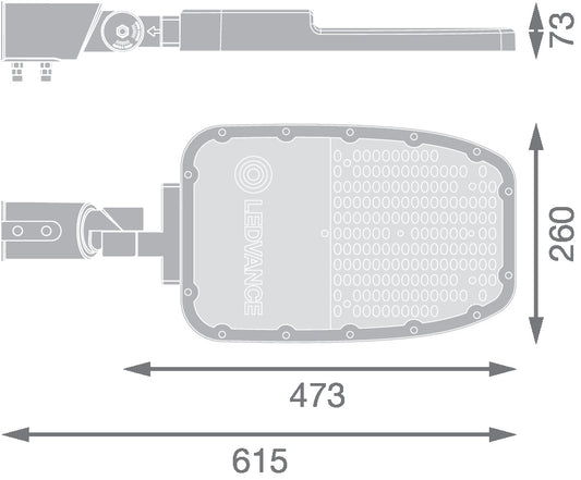 LED pouličné osvetlenie 120W IP66 2700K 155° – pouličné LED svietidlo LEDVANCE
