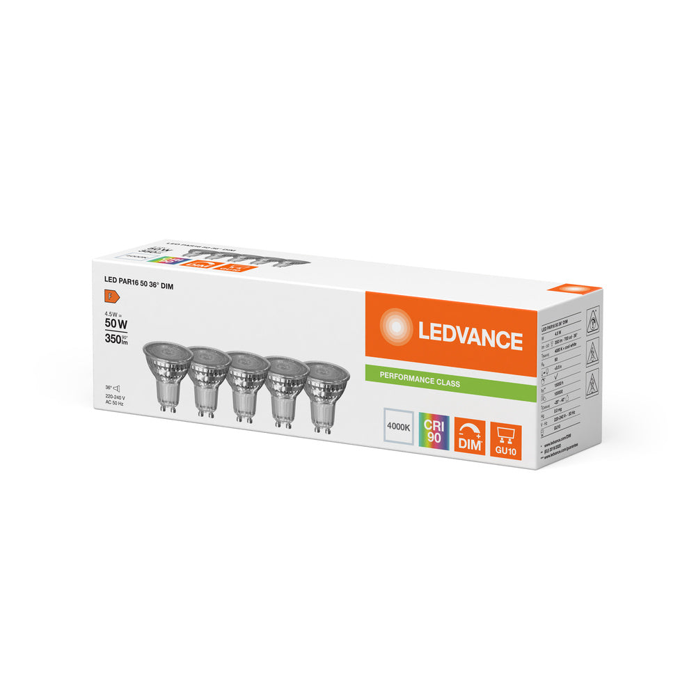 LED downlight 4.5W IP20 4000K 36° – zápustné LED svietidlo LEDVANCE