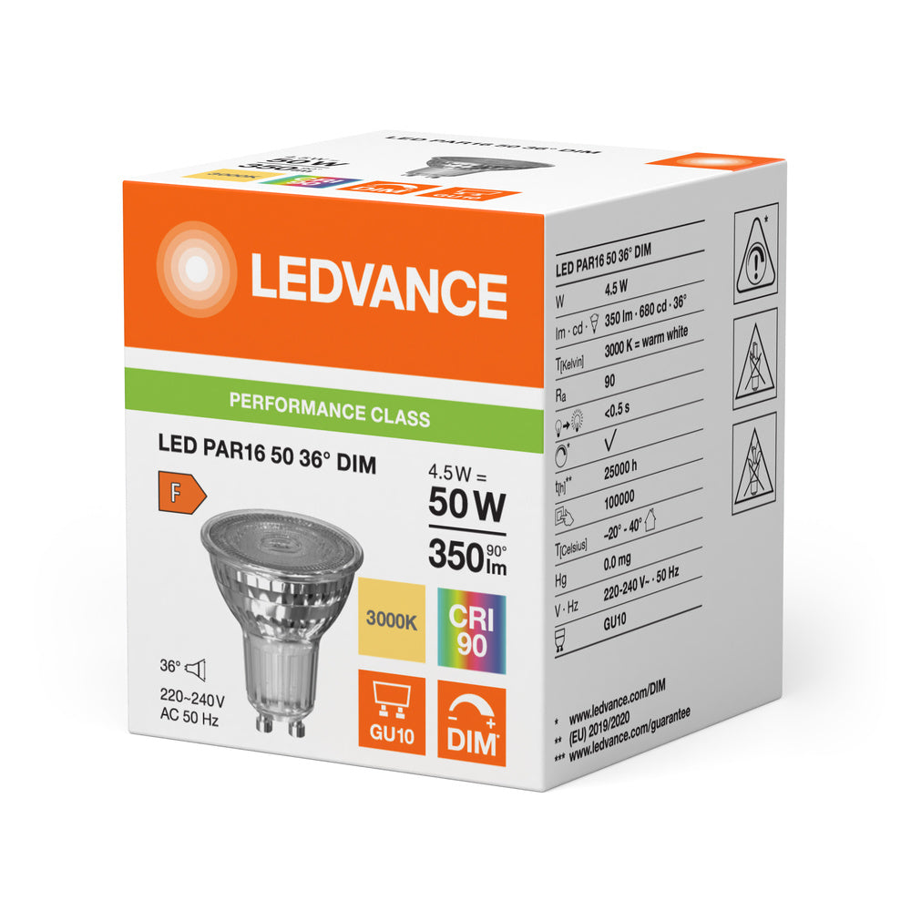 LED downlight 4.5W IP20 3000K 36° – zápustné LED svietidlo LEDVANCE