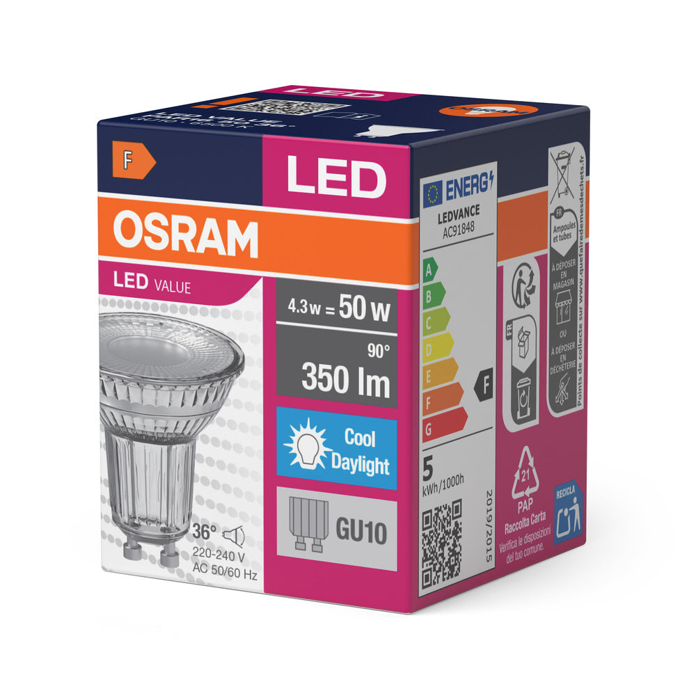 LED downlight 4.3W IP20 6500K 36° – zápustné LED svietidlo OSRAM