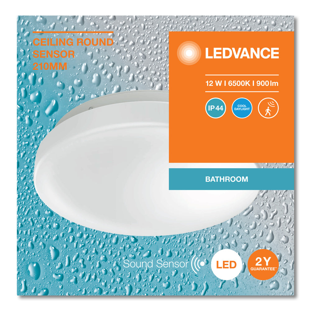 LED stropné svietidlo 12W IP44 6500K 120° – stropné LED svietidlo LEDVANCE