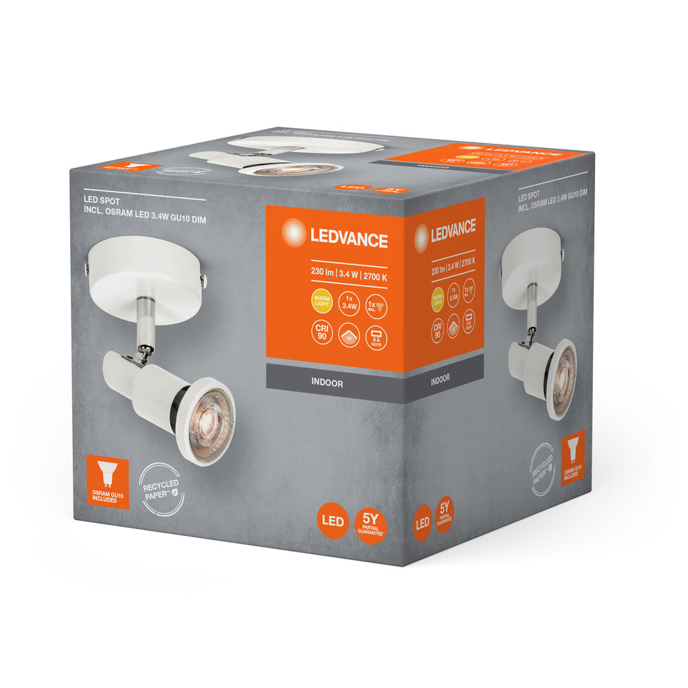 LED stropné svietidlo 3.40W IP20 2700K 36° – stropné LED svietidlo LEDVANCE