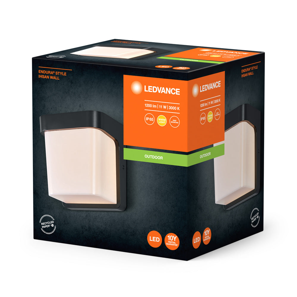 LED nástenné svietidlo 11W IP65 3000K 205° – nástenné LED svietidlo LEDVANCE