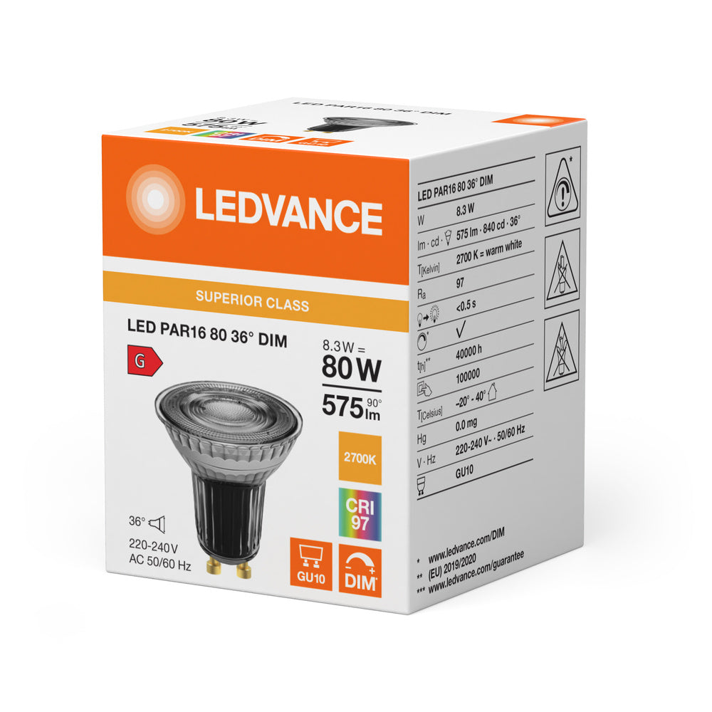LED downlight 8.3W IP20 2700K 36° – zápustné LED svietidlo LEDVANCE