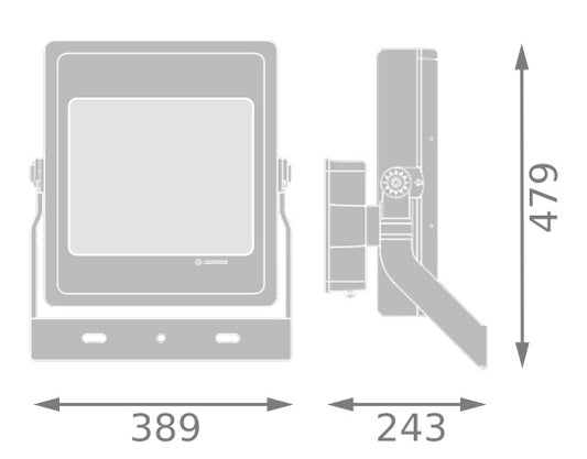 LED reflektor 300W IP66 5700K 12° – vonkajšie LED svietidlo LEDVANCE