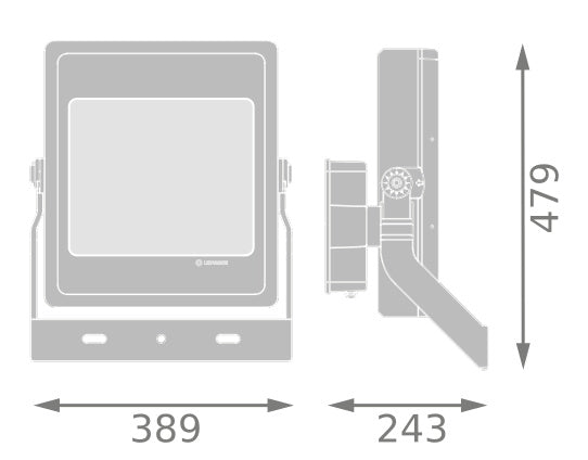 LED reflektor 300W IP66 3000K 12° – vonkajšie LED svietidlo LEDVANCE