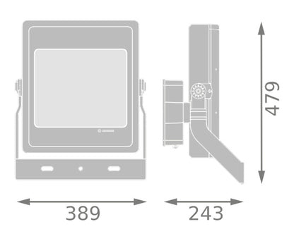 LED reflektor 300W IP66 3000K 60° – vonkajšie LED svietidlo LEDVANCE