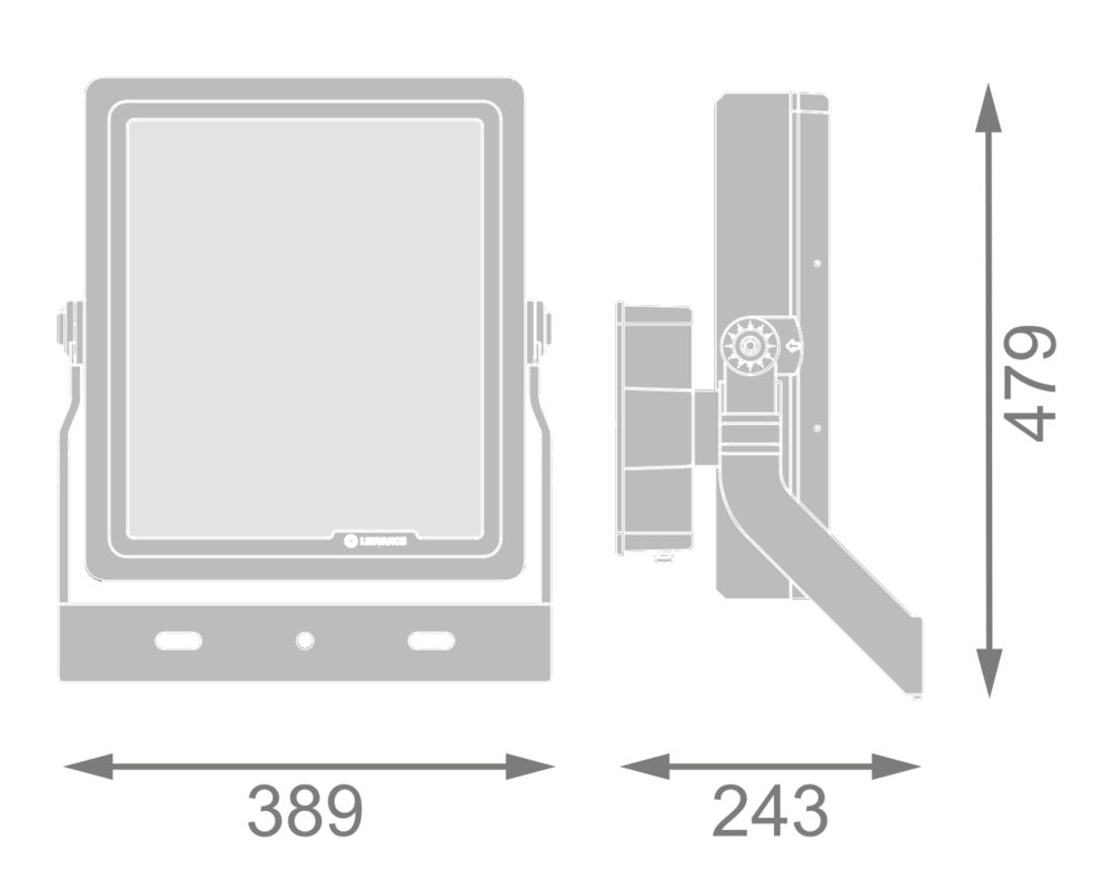 LED reflektor 500W IP66 5700K 90° – vonkajšie LED svietidlo LEDVANCE