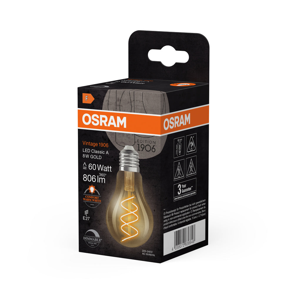 LED stropné svietidlo 8W IP20 2200K 300° – stropné LED svietidlo OSRAM
