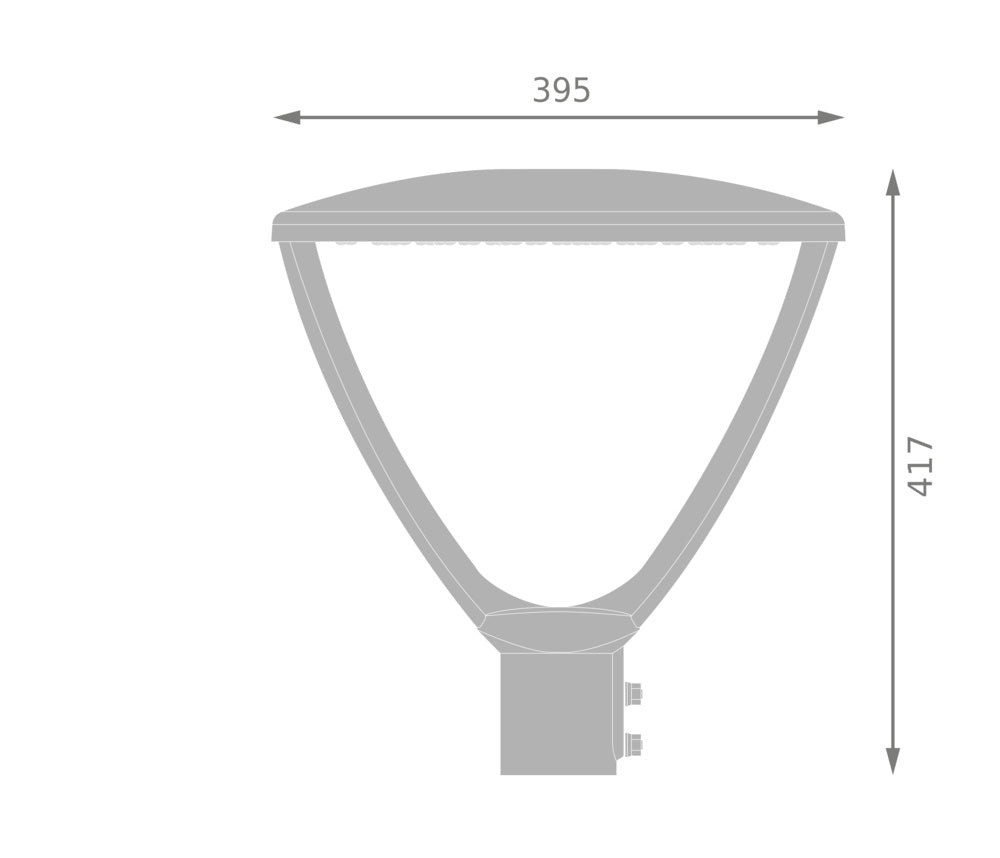 LED pouličné osvetlenie 59W IP66 2200K 165° – pouličné LED svietidlo LEDVANCE