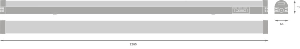 LED lineárne svietidlo 40W IP20 3000K 120° – lineárne LED svietidlo LEDVANCE