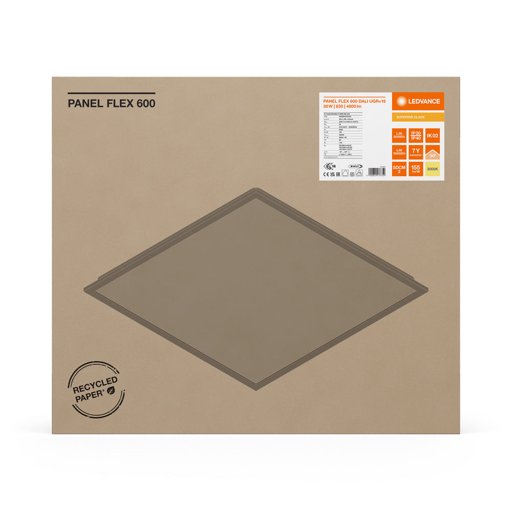 LED panel 30W IP40 3000K 90° – LED stropný panel LEDVANCE