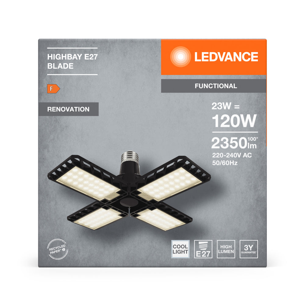 LED High Bay 23W IP20 4000K 100° – priemyselné LED svietidlo LEDVANCE