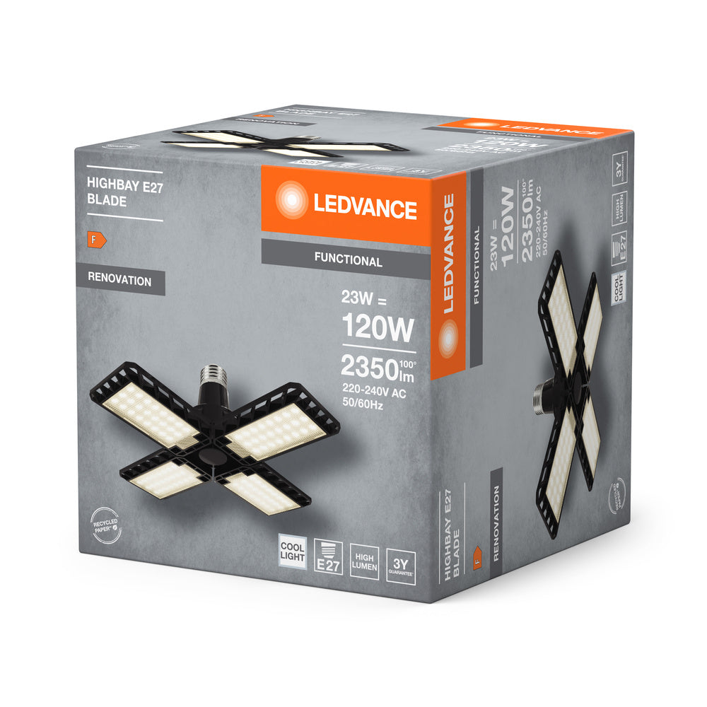 LED High Bay 23W IP20 4000K 100° – priemyselné LED svietidlo LEDVANCE