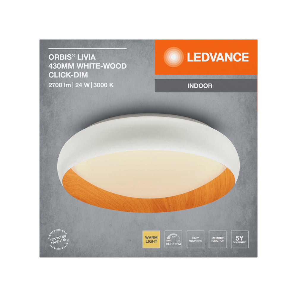 LED stropné svietidlo 24W IP20 3000K 120° – stropné LED svietidlo LEDVANCE