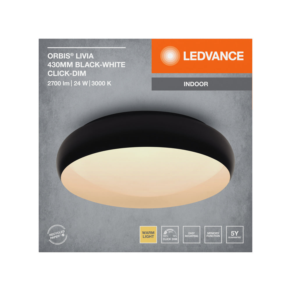 LED stropné svietidlo 24W IP20 3000K 120° – stropné LED svietidlo LEDVANCE