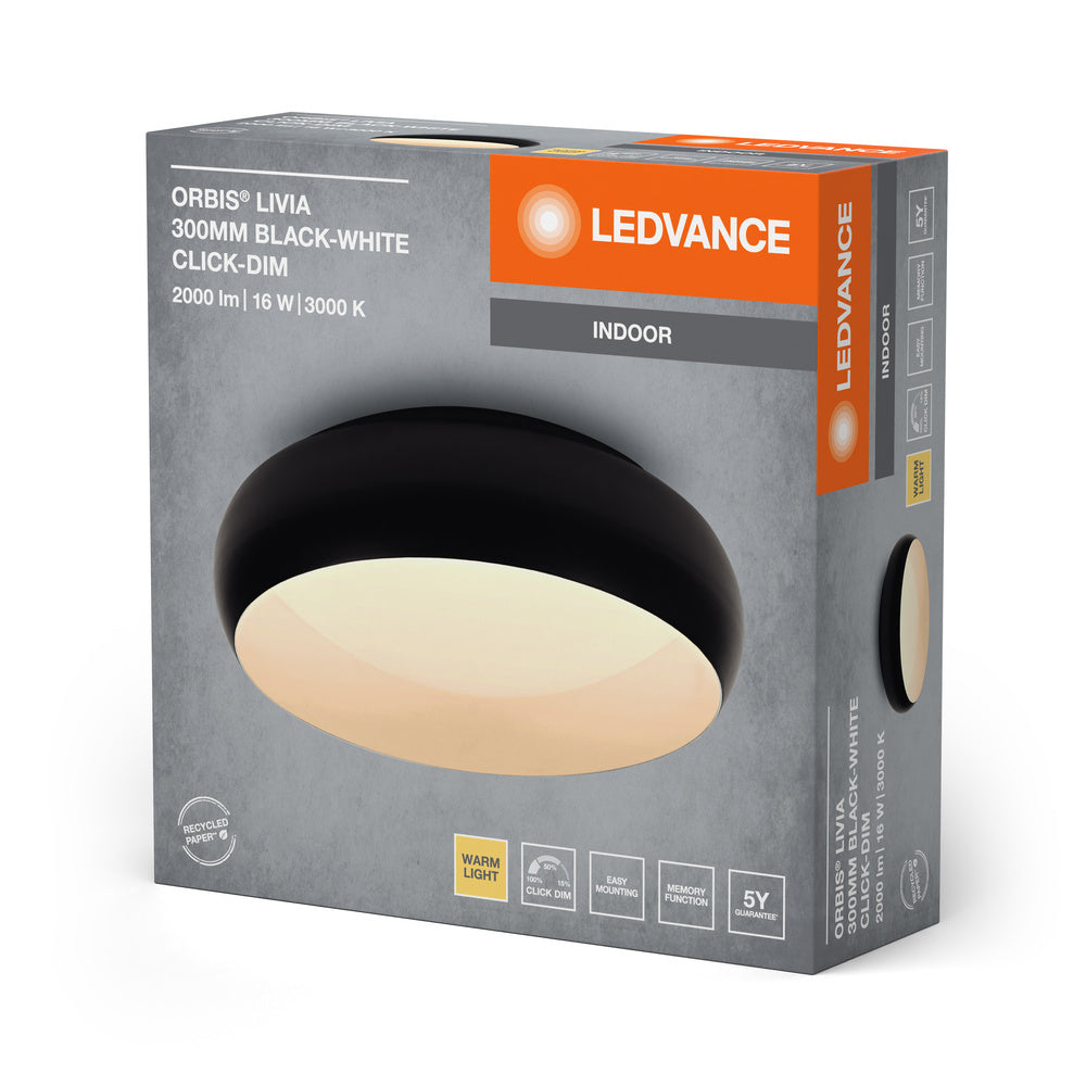 LED stropné svietidlo 16W IP20 3000K 120° – stropné LED svietidlo LEDVANCE