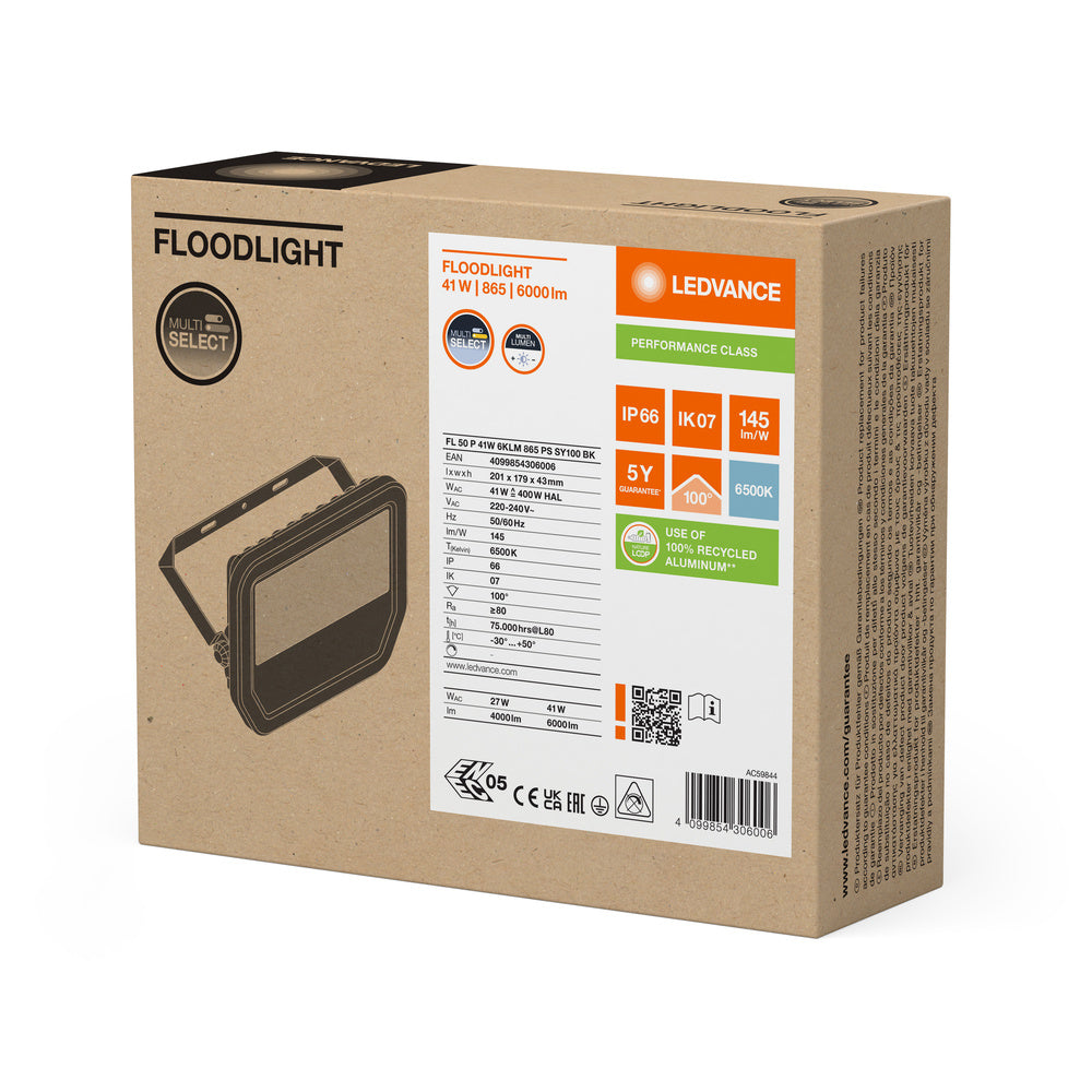LED reflektor 41W IP66 6500K 100° – vonkajšie LED svietidlo LEDVANCE