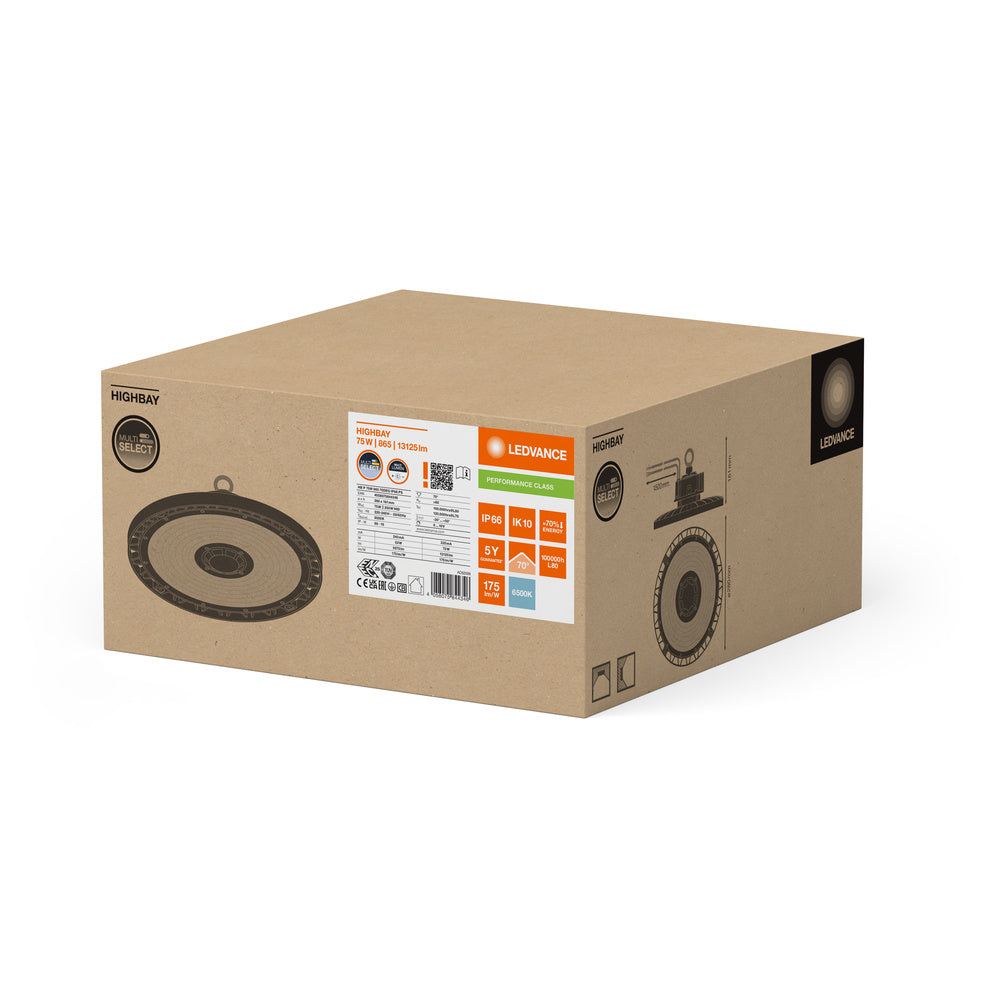 LED High Bay 75W IP66 6500K 70° – priemyselné LED svietidlo LEDVANCE