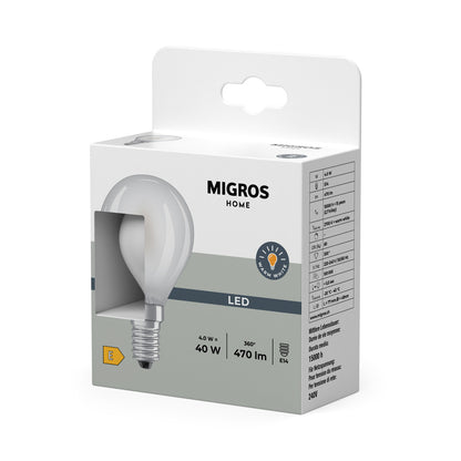 LED stropné svietidlo 4W IP20 2700K 300° – stropné LED svietidlo MIGROS
