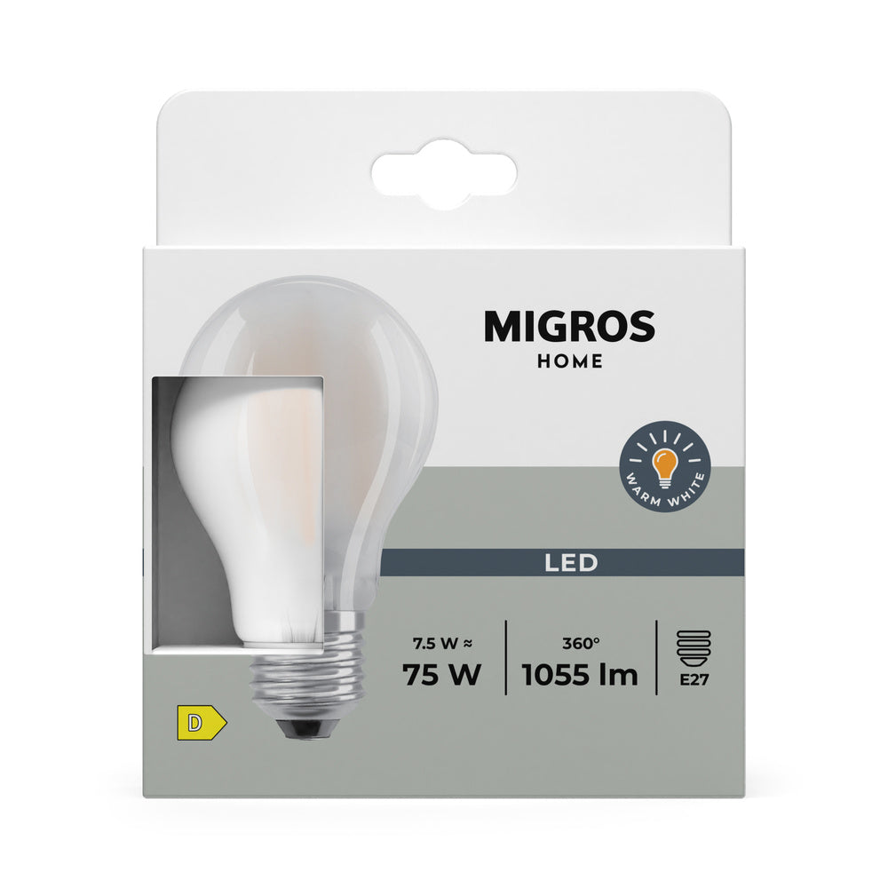 LED stropné svietidlo 7.5W IP20 2700K 300° – stropné LED svietidlo MIGROS