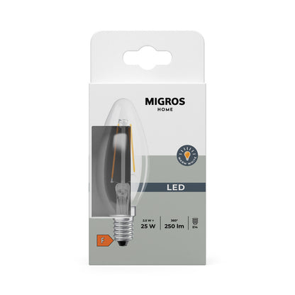 LED stropné svietidlo 2.5W IP20 2700K 300° – stropné LED svietidlo MIGROS