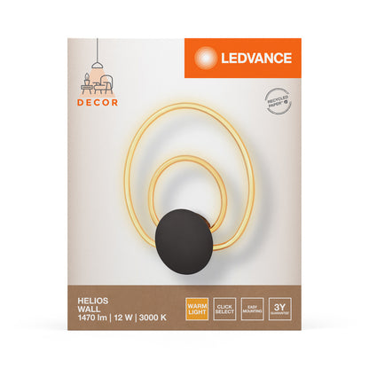 LED nástenné svietidlo 12W IP20 3000K 360° – nástenné LED svietidlo LEDVANCE