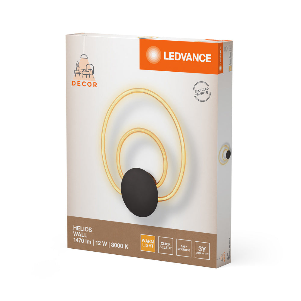 LED nástenné svietidlo 12W IP20 3000K 360° – nástenné LED svietidlo LEDVANCE