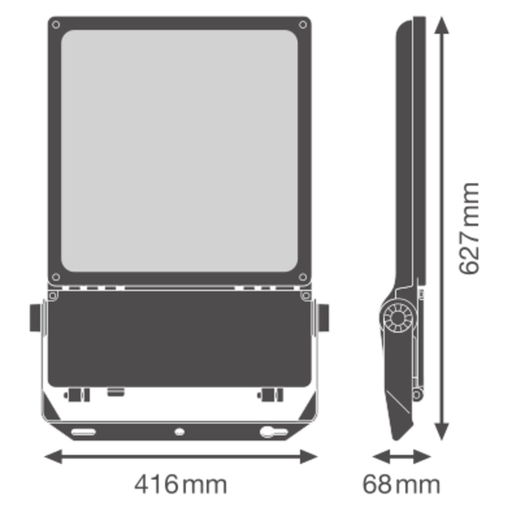 LED reflektor 250W IP66 3000K 55° – vonkajšie LED svietidlo LEDVANCE
