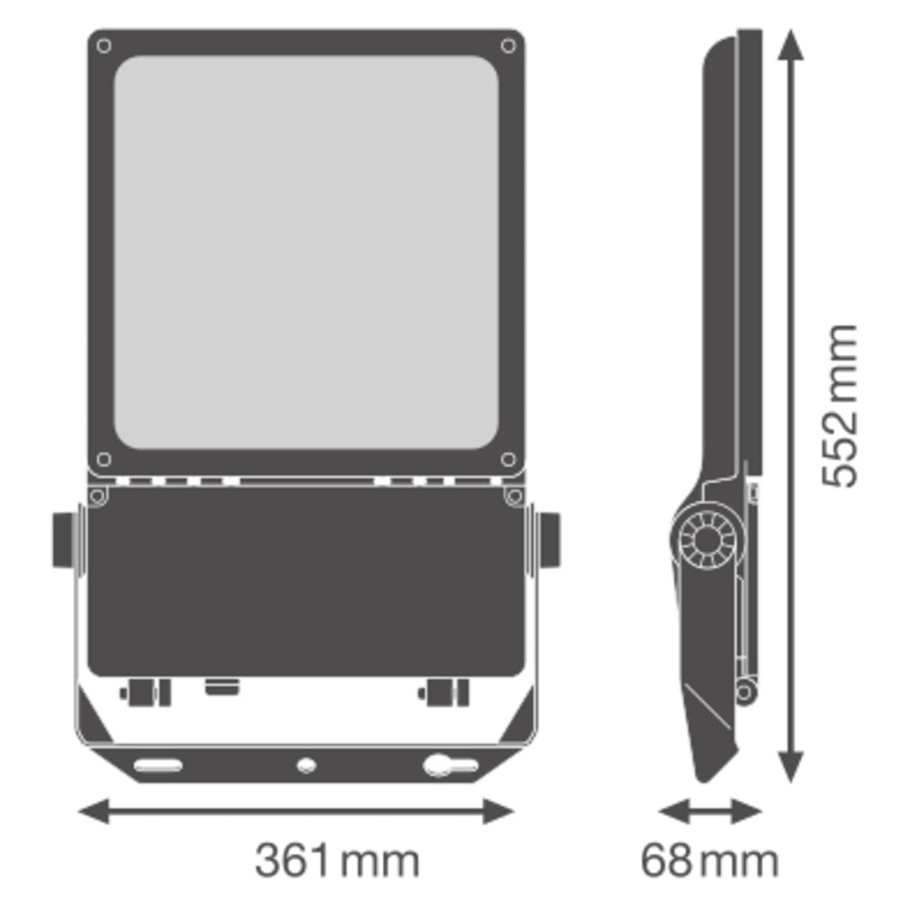 LED reflektor 180W IP66 4000K 30° – vonkajšie LED svietidlo LEDVANCE