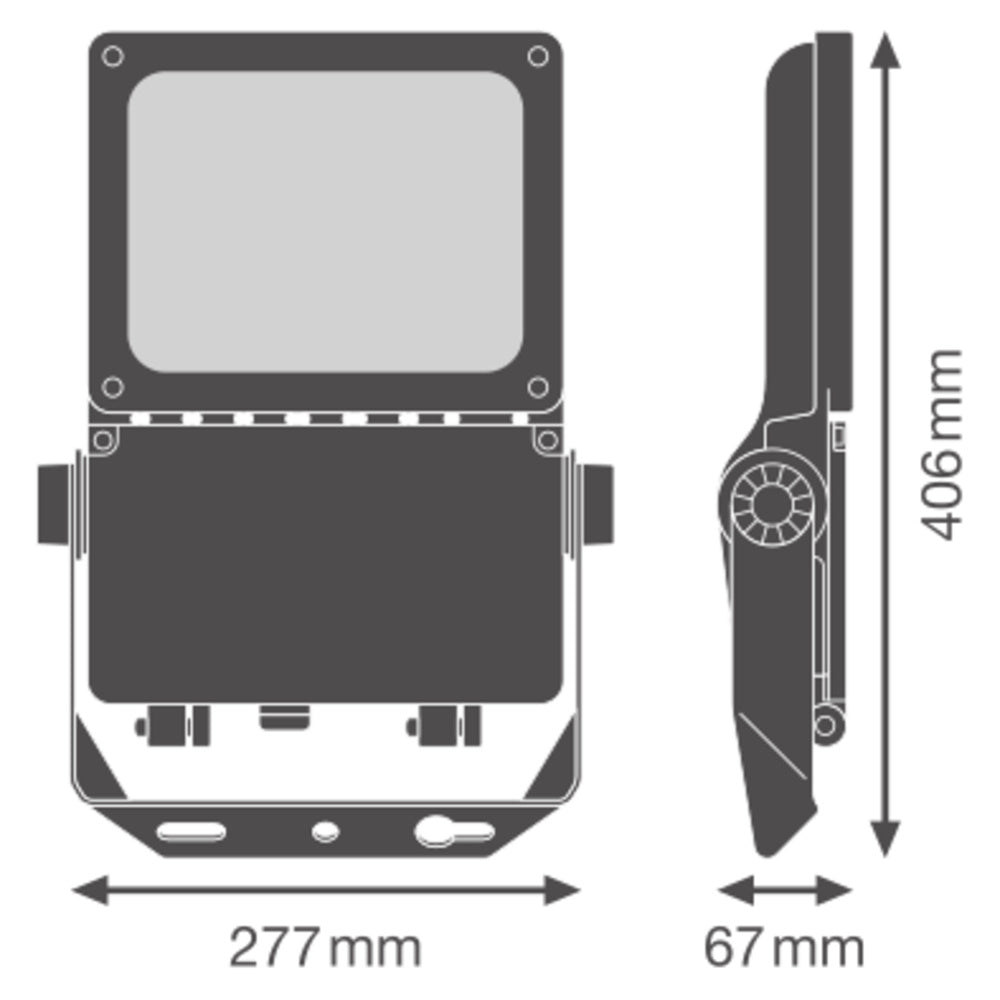 LED reflektor 40W IP66 4000K 55° – vonkajšie LED svietidlo LEDVANCE