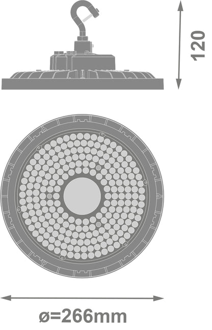 LED High Bay 145W IP66 6500K 60° – priemyselné LED svietidlo LEDVANCE