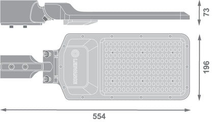 LED pouličné osvetlenie 100W IP65 4000K 155° – pouličné LED svietidlo LEDVANCE