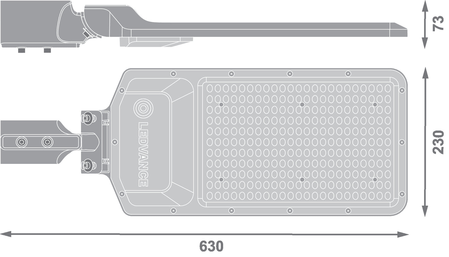 LED pouličné osvetlenie 150W IP65 6500K 155° – pouličné LED svietidlo LEDVANCE