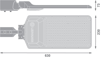 LED pouličné osvetlenie 150W IP65 3000K 155° – pouličné LED svietidlo LEDVANCE