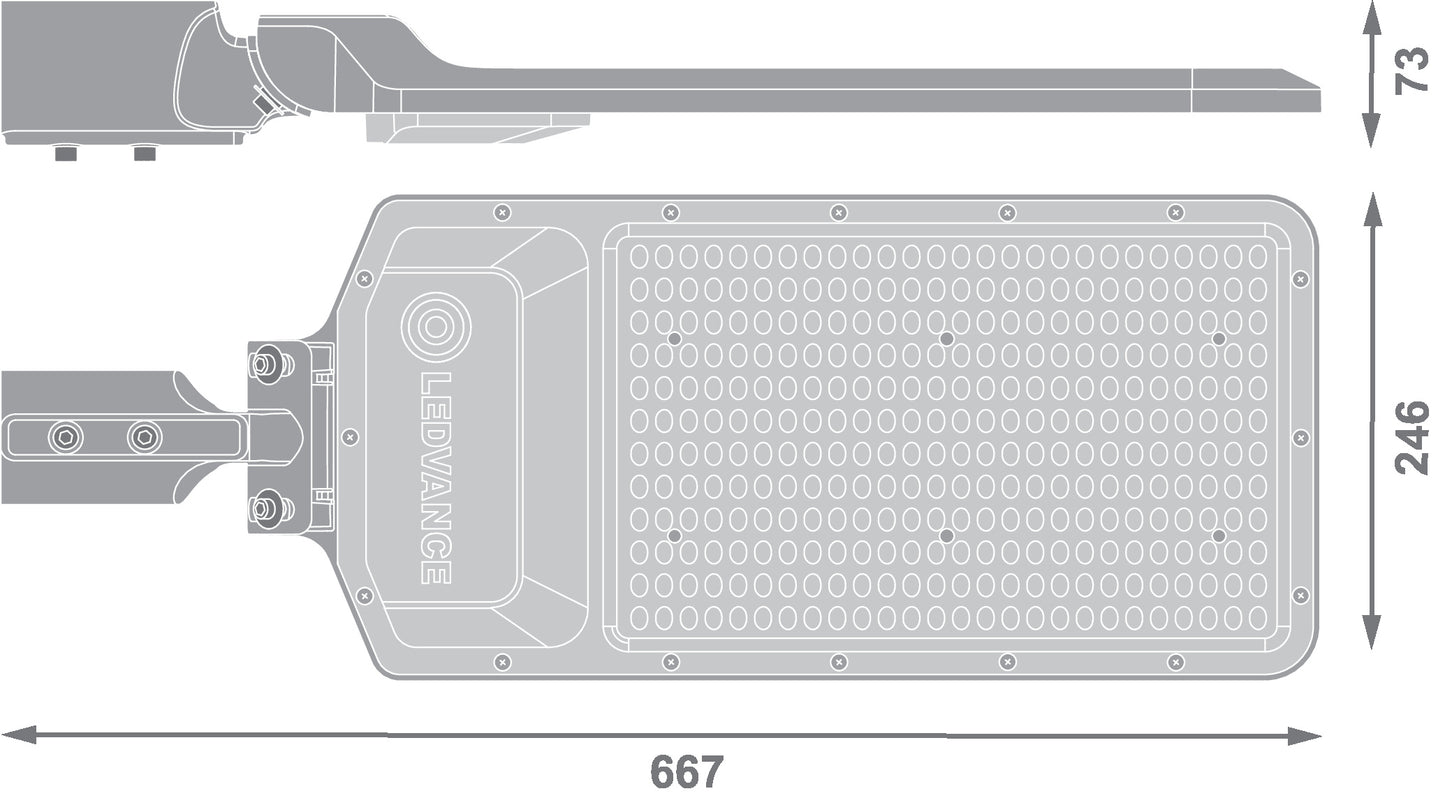 LED pouličné osvetlenie 200W IP65 4000K 155° – pouličné LED svietidlo LEDVANCE