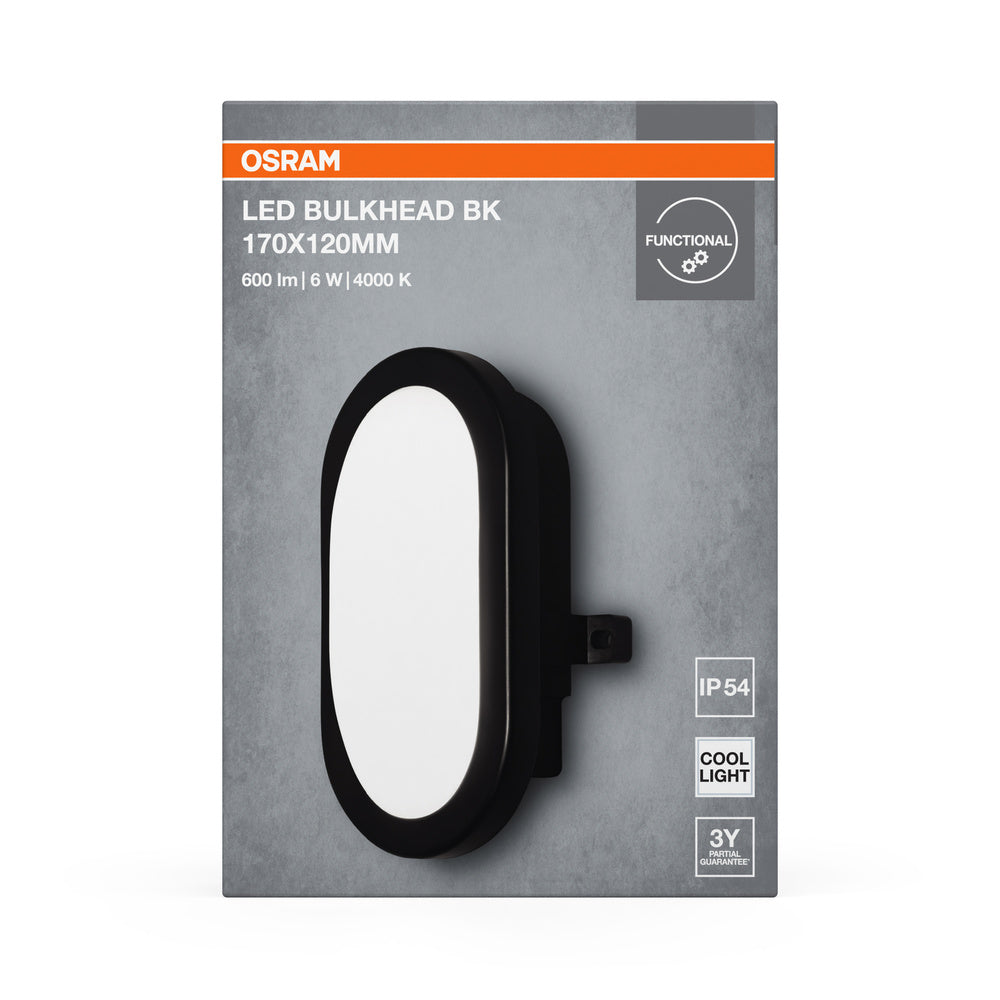 LED nástenné svietidlo 6W IP54 4000K 120° – nástenné LED svietidlo OSRAM