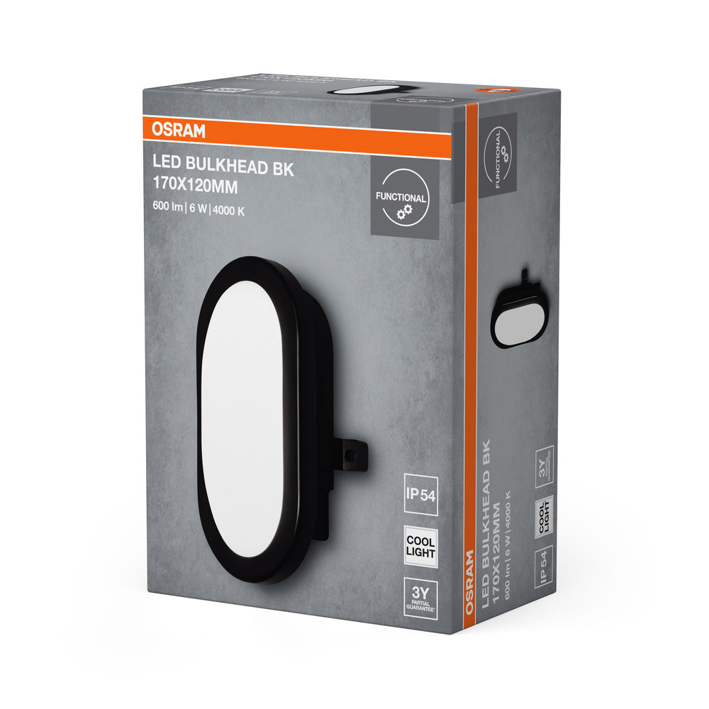 LED nástenné svietidlo 6W IP54 4000K 120° – nástenné LED svietidlo OSRAM