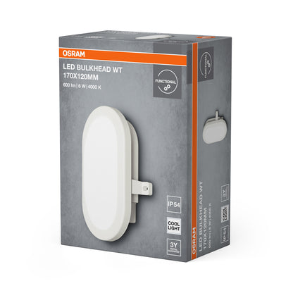 LED nástenné svietidlo 6W IP54 4000K 120° – nástenné LED svietidlo OSRAM