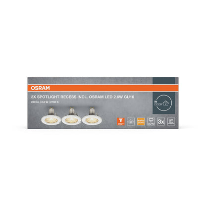 LED downlight 2.60W IP20 2700K 36° – zápustné LED svietidlo OSRAM